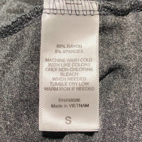 Ava James Handkerchief Hem Cardigan In Gray Women's Small - Picture 7 of 8